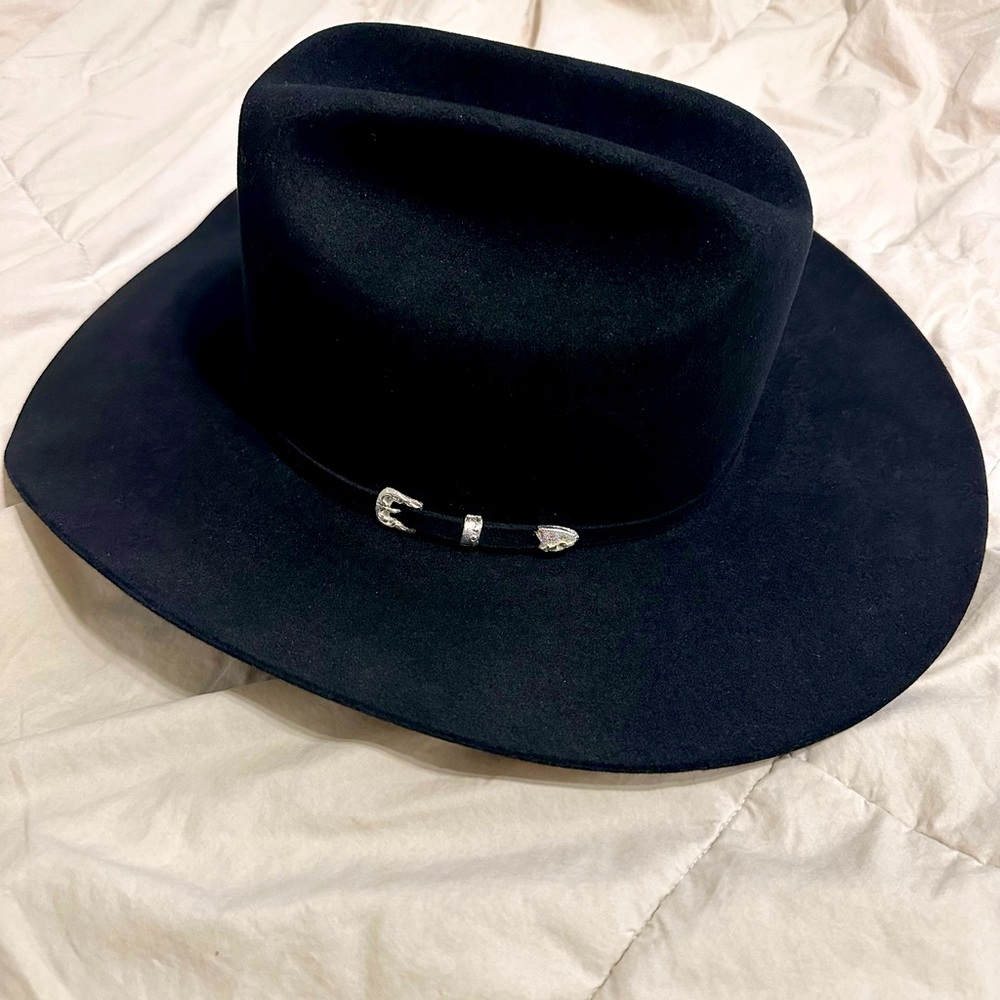Stetson Lariat 5X black size 7 3/4